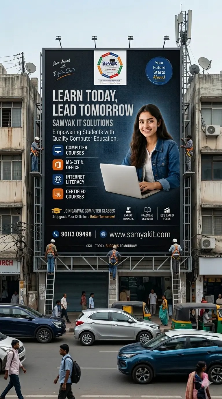 ADM × Digital Skills billboard
